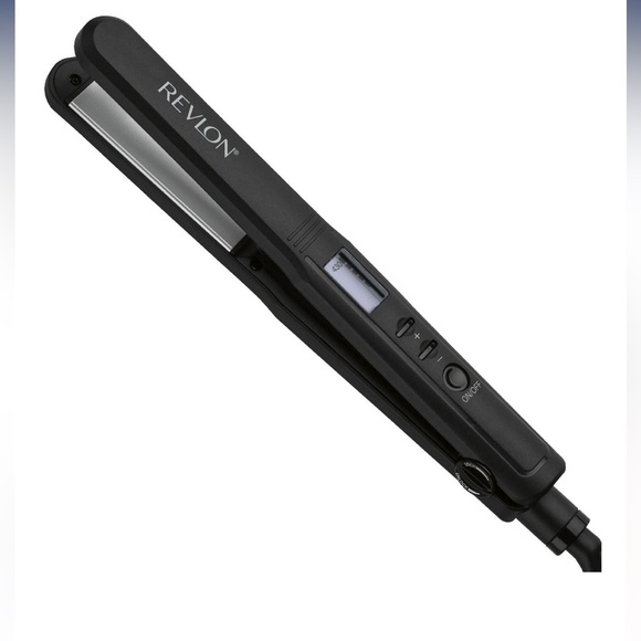 Revlon Perfect Heat 1" Ceramic Digital Flat Iron, Black- NIB - Picture 2 of 12